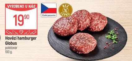 Hovězí hamburger Globus