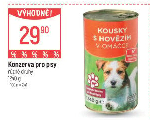 Konzerva pro psy Korrekt