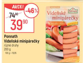 Minipárečky vídeňské Ponnath