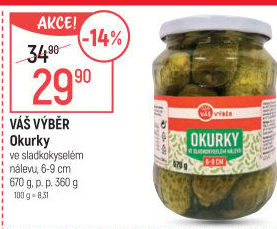 Okurky Váš Výběr