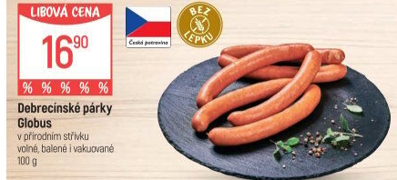Párky debrecínské Globus