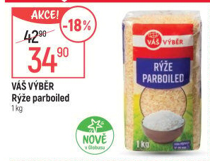 Rýže parboiled Váš Výběr