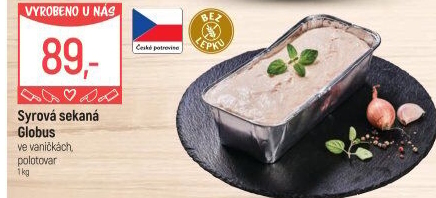 Sekaná syrová Globus