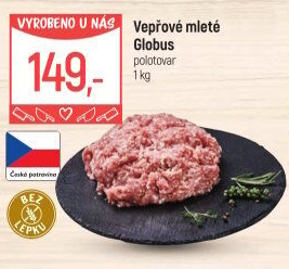 Vepřové mleté maso Globus
