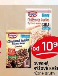 OVESNÉ, RÝŽOVÉ KAŠE různé druhy 50 - 58 g