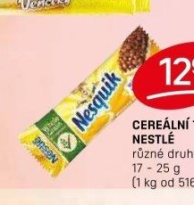 CEREÁLNÍ TYČINKY NESTLÉ různé druhy