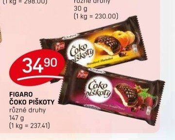 FIGARO ČOKO PIŠKOTY různé druhy