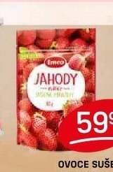 OVOCE SUŠENÉ MRAZEM JAHODY, MALINY