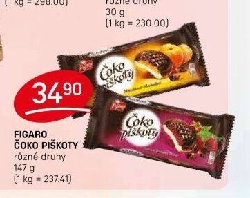 FIGARO ČOKO PIŠKOTY různé druhy 147 g