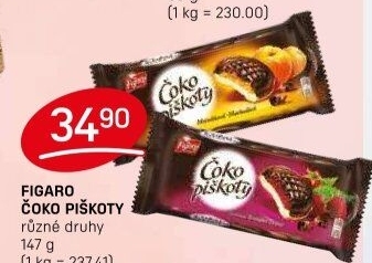 Čokopiškoty Figaro