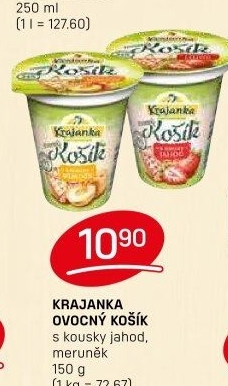 Jogurt ochucený Ovocný košík Krajanka