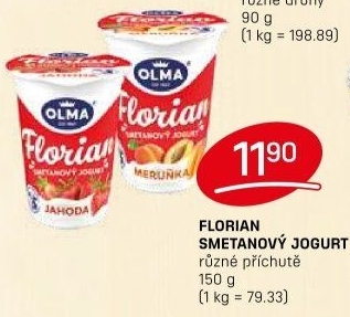Jogurt smetanový Florian Olma