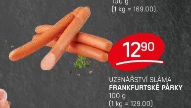 Párky frankfurtské Sláma