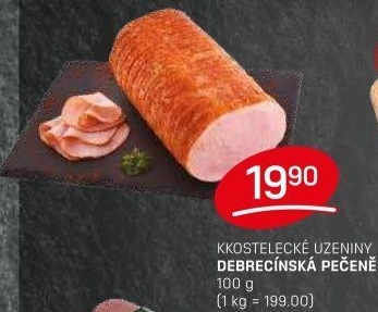 Pečeně debrecínská Kostelecké uzeniny