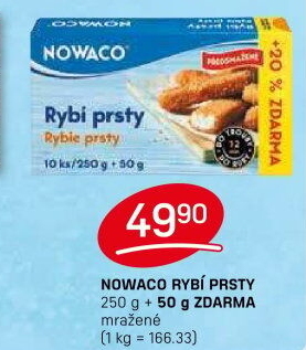 Rybí prsty předsmažené mražené Nowaco