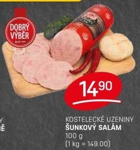 Salám šunkový Dobrý výběr