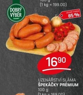 Špekáčky premium Dobrý Výběr