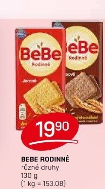 Sušenky Rodinné BeBe Opavia