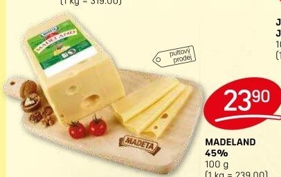 Sýr Madeland 45% Madeta