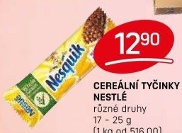 Tyčinka cereální Nestlé