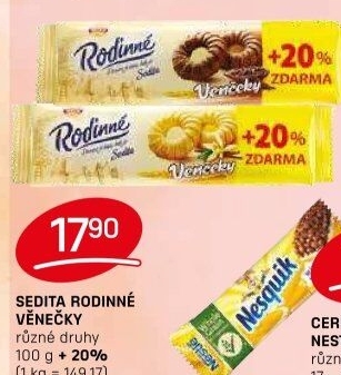Věnečky Rodinné Sedita