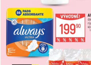 Always Ultra dámské vložky