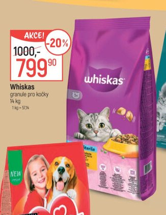 Whiskas granule pro kočky