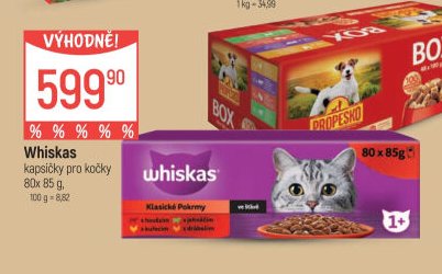 Whiskas kapsičky pro kočky