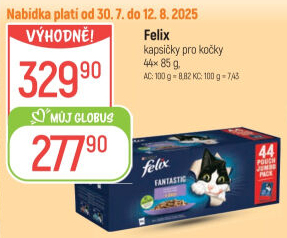 Kapsičky pro kočky Fantastic Felix Purina