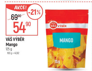 Mango sušené Váš Výběr