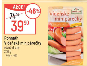 Minipárečky vídeňské Ponnath