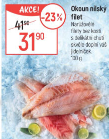 Okoun nilský filety