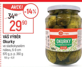 Okurky Váš Výběr
