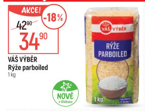 Rýže parboiled Váš Výběr