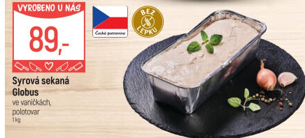 Sekaná syrová Globus