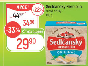 Sýr Hermelín Sedlčanský