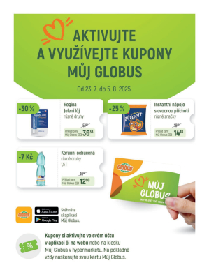 akční leták Globus 30.7.2025-5.8.2025