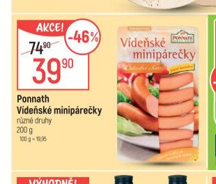 Ponnath Vídeňské minipárečky
