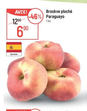 Broskve ploché Paraguayo