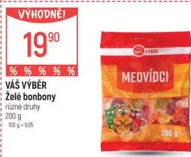 Bonbony želé Váš Výběr