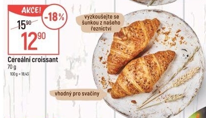 Croissant multicereální