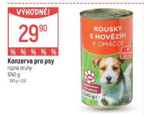 Konzerva pro psy Korrekt