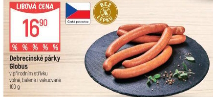 Párky debrecínské Globus