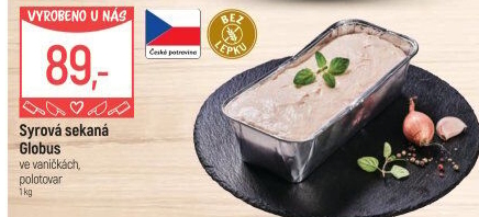 Sekaná syrová Globus