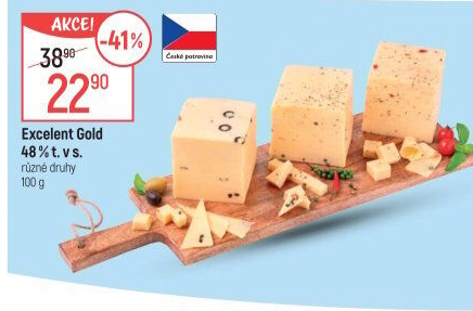 Sýr Excelent Gold 48%