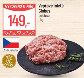 Vepřové mleté maso Globus
