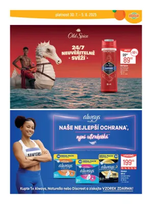 akční leták Globus 30.7.2025-5.8.2025