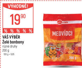 Bonbony želé Váš Výběr
