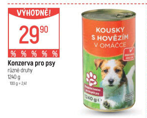 Konzerva pro psy Korrekt