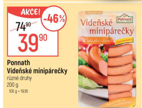 Minipárečky vídeňské Ponnath